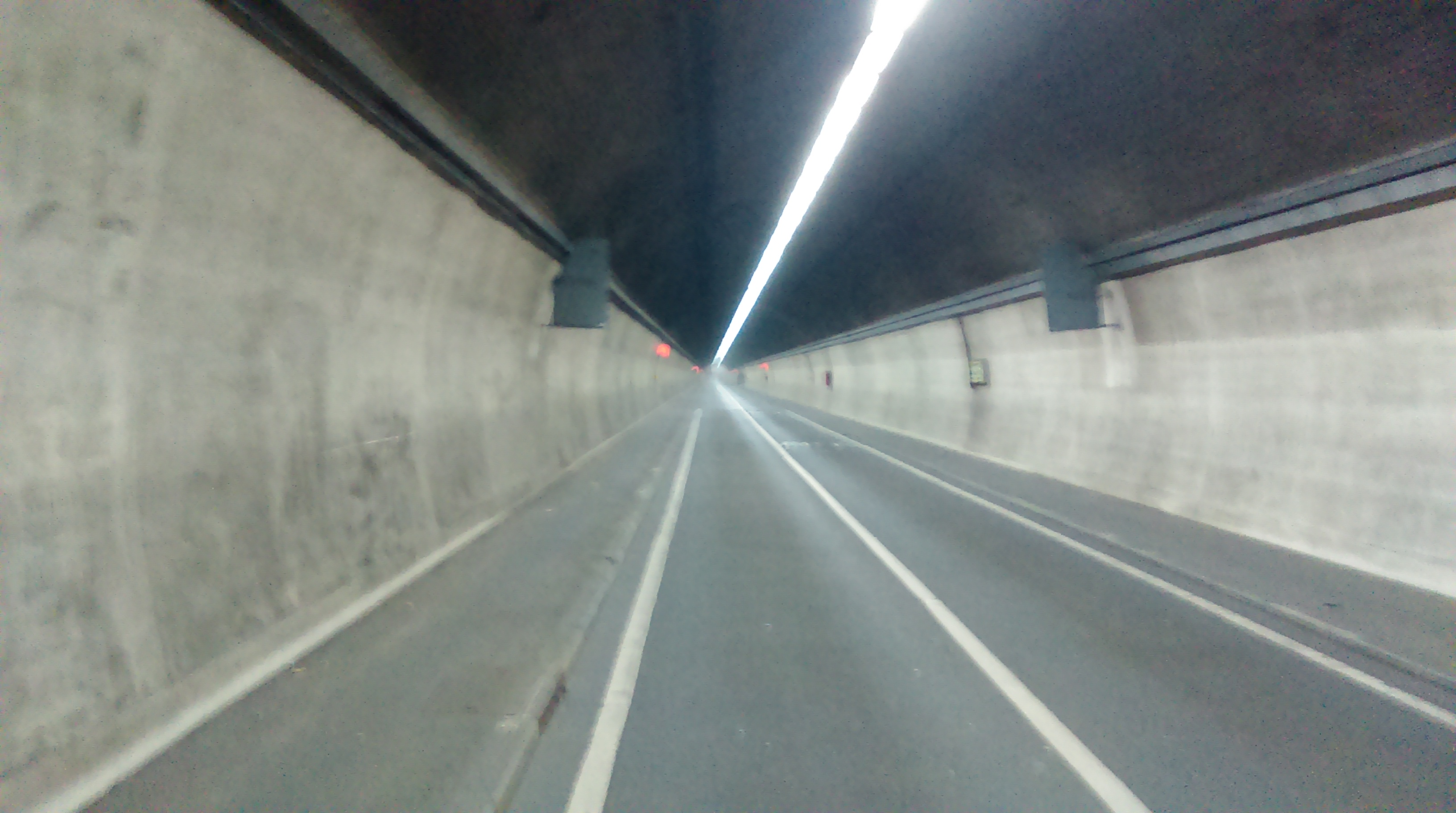 All alone in the Rotherhithe Tunnel