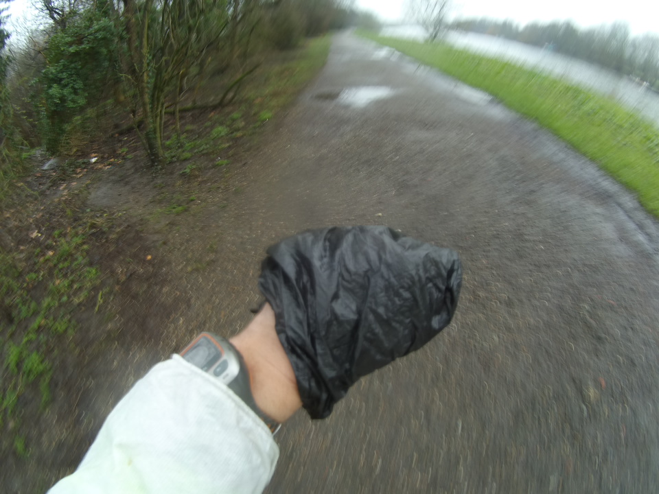 My plastic bag glove