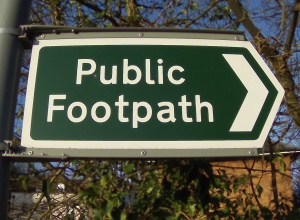 Public Footpath sign