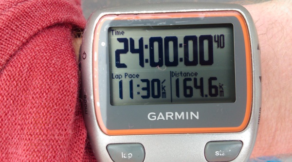 My Garmin wasn't 100% accurate but with each kilometre beeping throughout the race, it helped to keep me going.