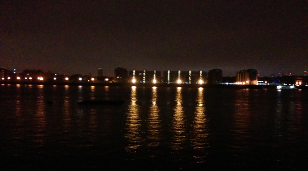 And this photo is looking across the river from somewhere near Canary Wharf