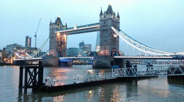 The famous Tower Bridge is the point where runners cross the Thames during the marathon, and for me it was the point where I turned off the marathon route and headed back to the car