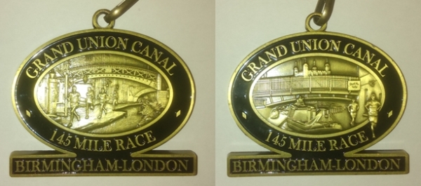 GUCR finishers medal