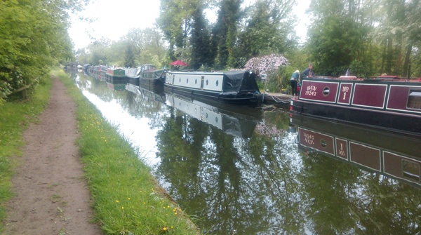 Grand Union Canal shortly after checkpoint 1