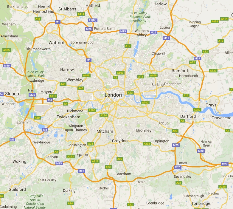 The M25 - a lap of greater London