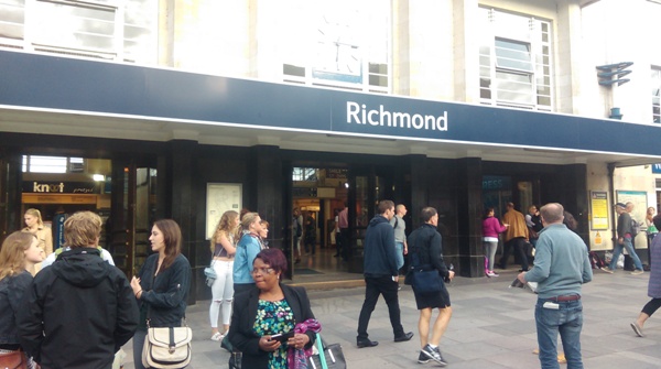 Richmond Station at end of day 1