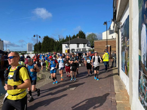 Warwickshire Ring Canal Race start