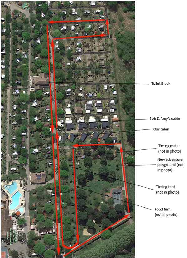 6 Jours de France course map