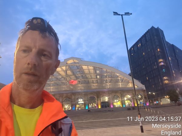 Finish at Liverpool Railway Station