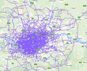 Richard Walks London map as at 31-12-24