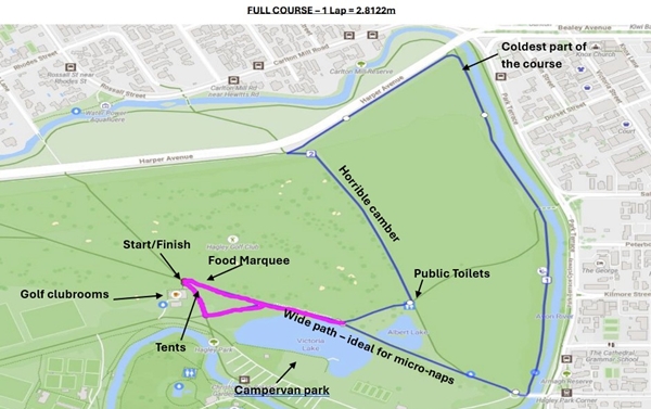 NZ six-day ultra course map